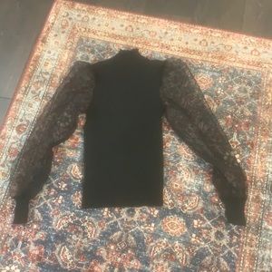 Dressy puffy sleeved top